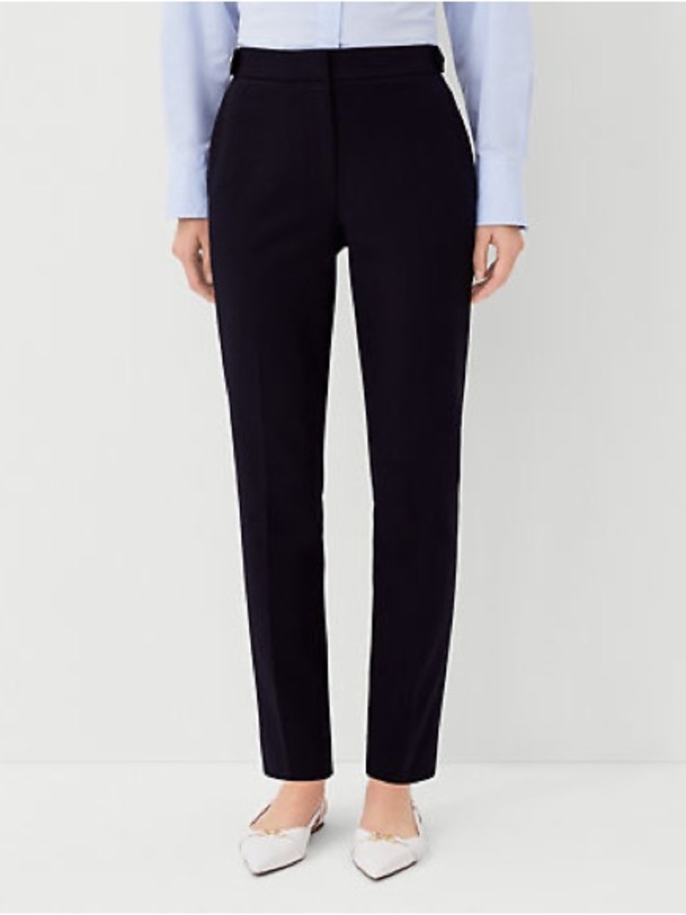 Ann Taylor Curvy Eva Ankle Pant (Size 0)